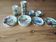 Coffee service for 8 people in limoges porcelain lazeyras – brand new condition