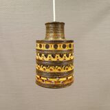 Danish ceramic hanging lamp designed by Jette Hellerøe in the 1970s.