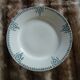 6 antique flat plates in ironstone