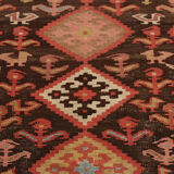 Antique turkish tribal rug 125x288cm