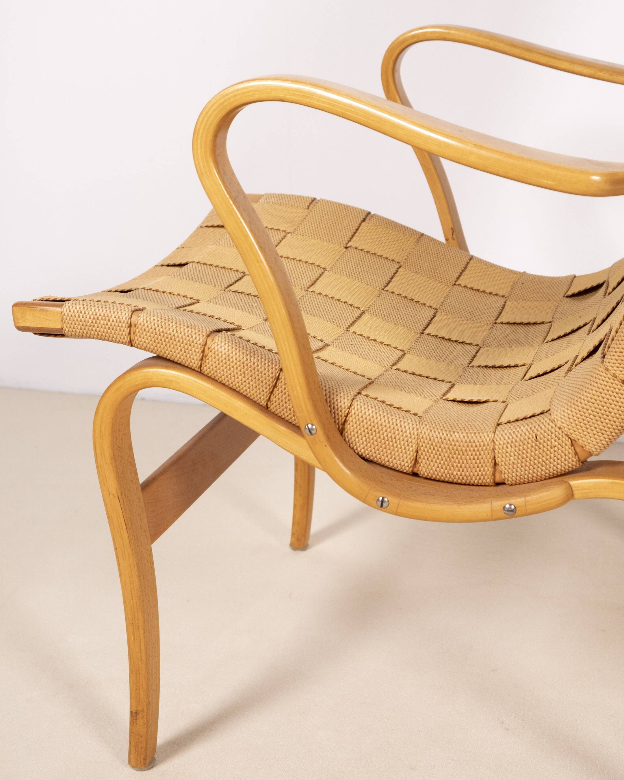 Bruno Mathsson lounge chair High Eva for Firma Karl Mathsson, Sweden