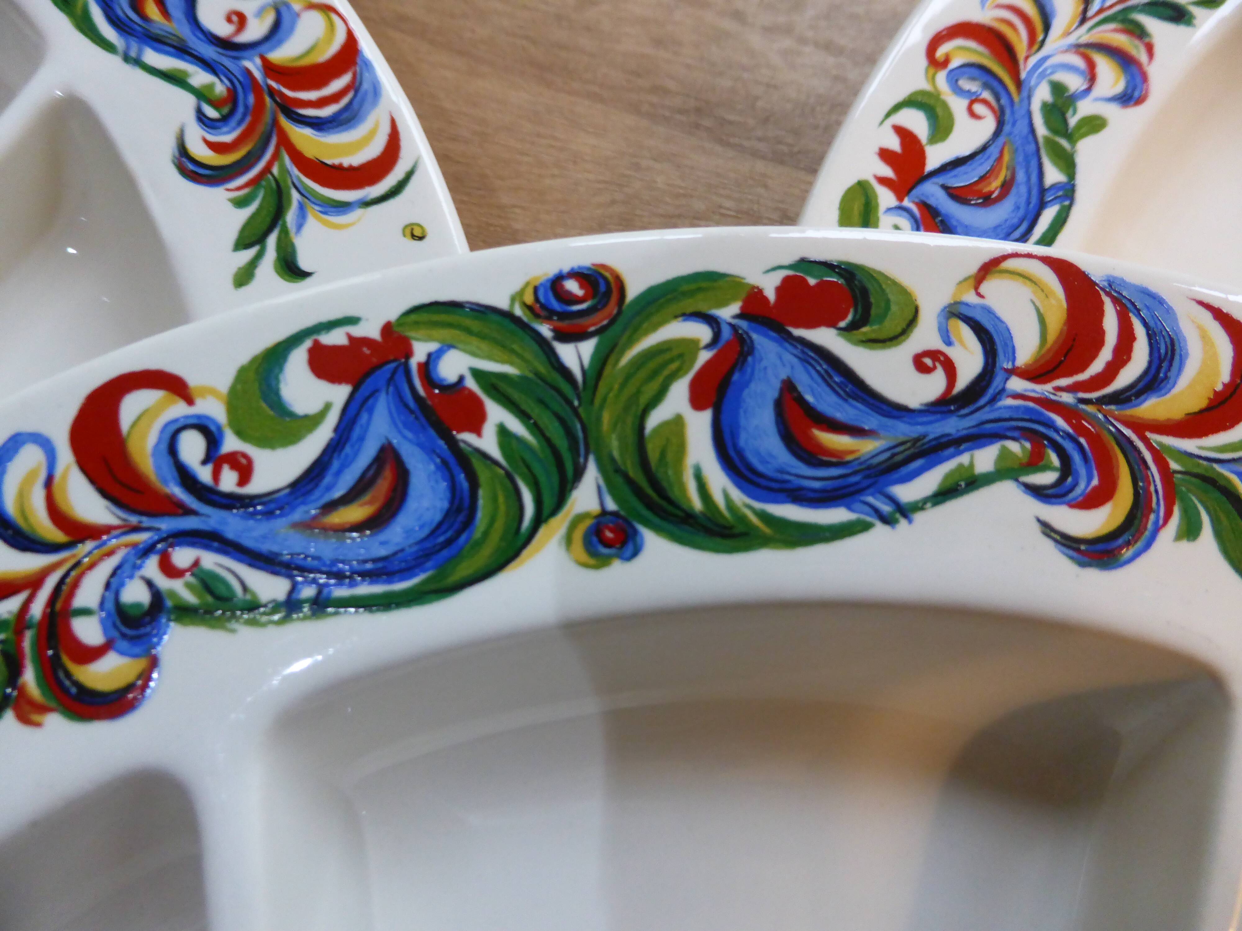 4 fondue plates Villeroy & Boch 191225