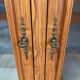Antique marquetry wooden display cabinet