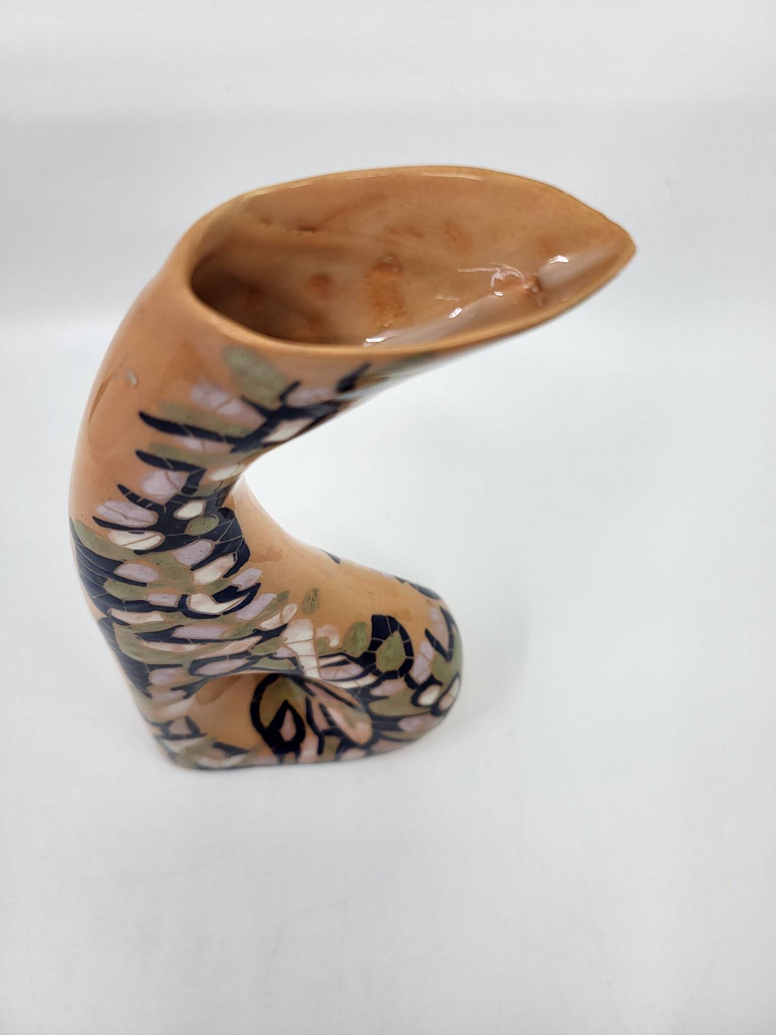 Vase soliflore vintage en céramique par Gabrielle Mackiewicz, France, 1960