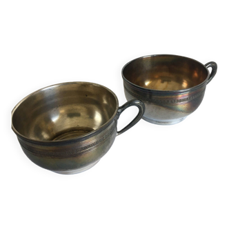 Silver metal cup