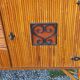 Bamboo and rattan enfilade attributed to Audoux and Minet.