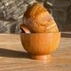 2 bols en bois naturel