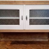 Solid oak art deco sideboard