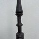 Floor-standing chandelier / antique candle holder, made of wrought iron.