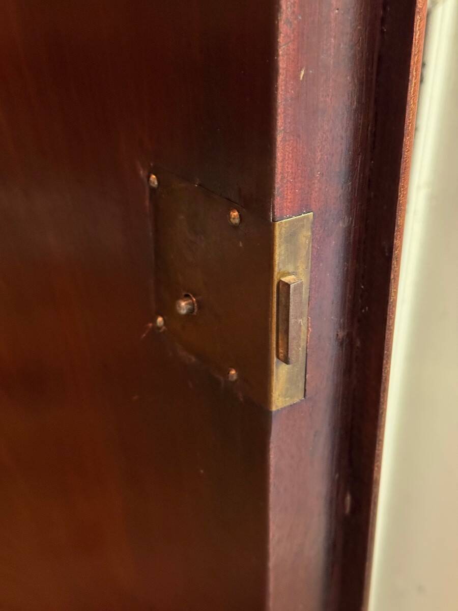 Louis-Philippe Corner Cabinet in Mahogany, 19th Century