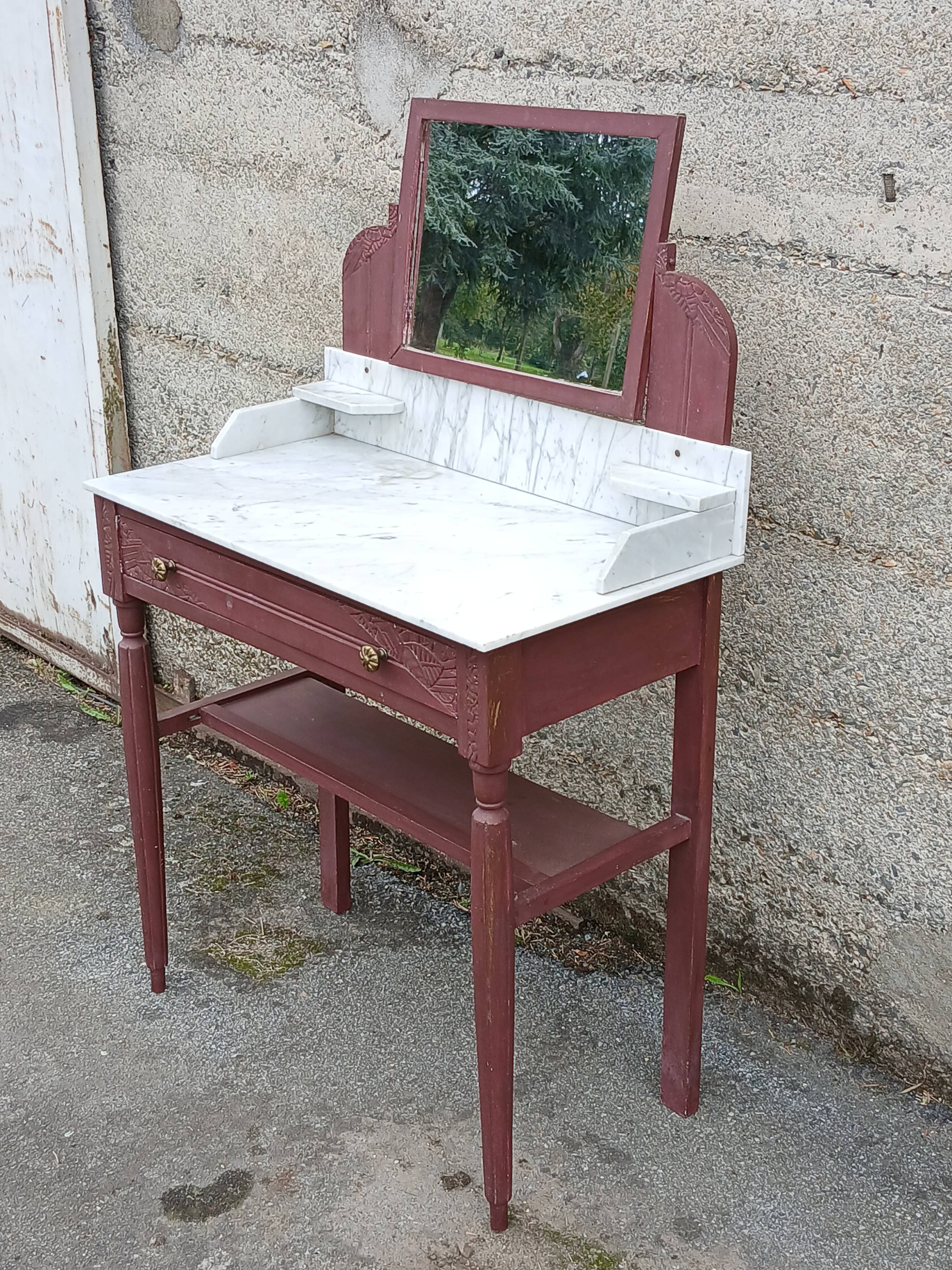 Art Deco marble dressing table