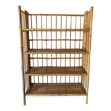 Foldable bamboo shelf from the 60s and 70s