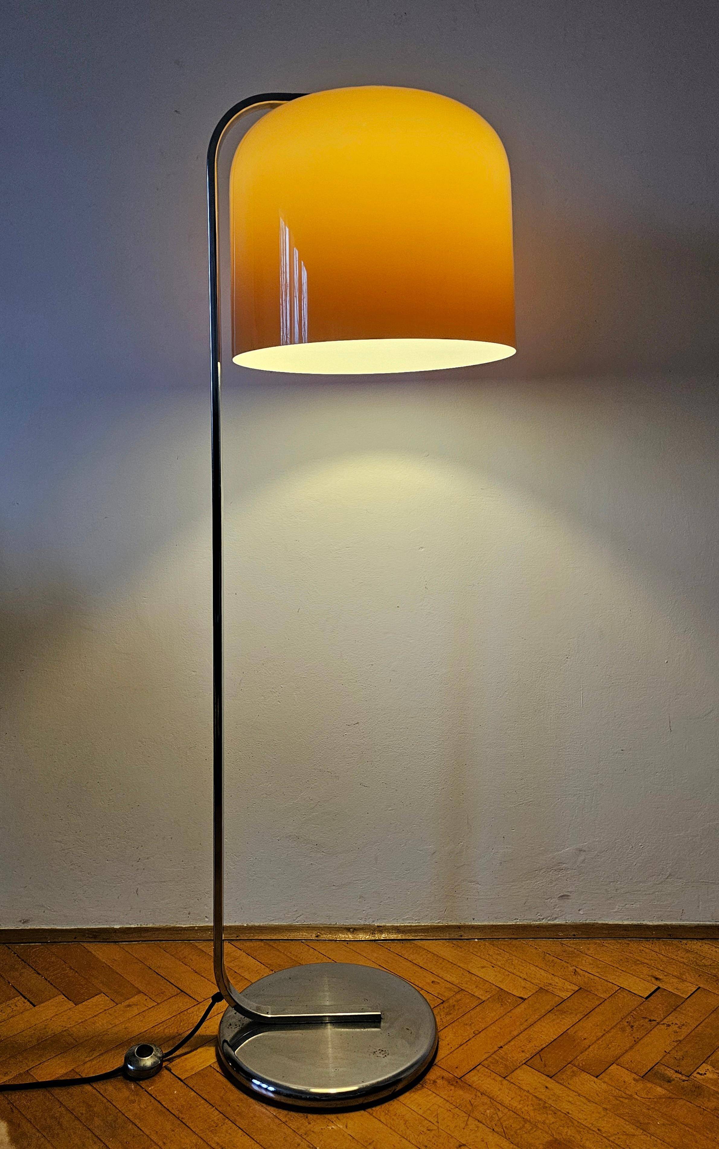 Floor Lamp MCM Alvise series by Luigi Massoni for Guzzini 1960s