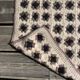 Crochet blanket in wool 1m x 1m
