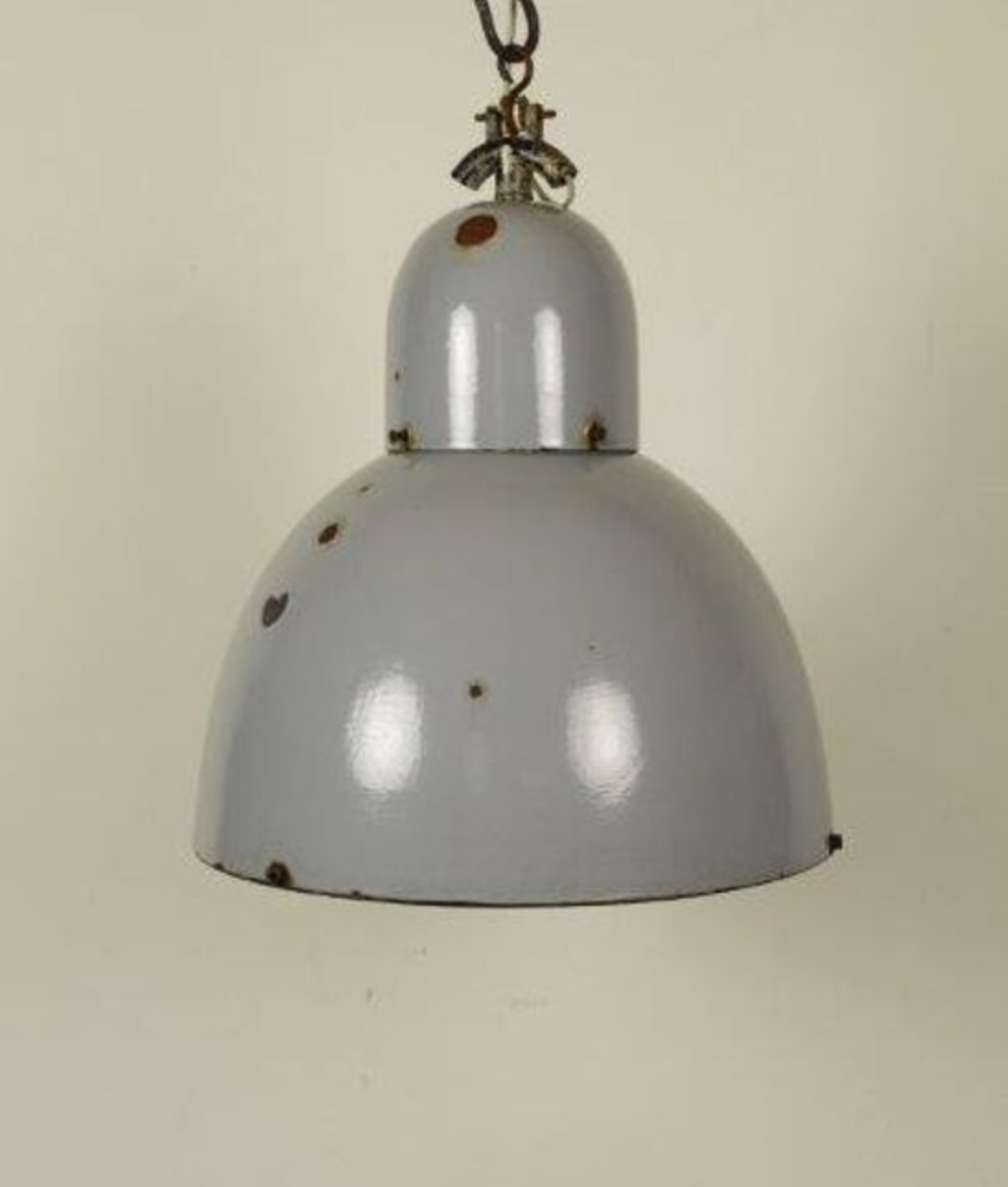 Industrial suspension blue gray