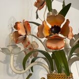 70s floral chandelier