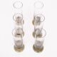 Set of Six Smoked Glass Beer Glasses by Rosenthal, 1970s
