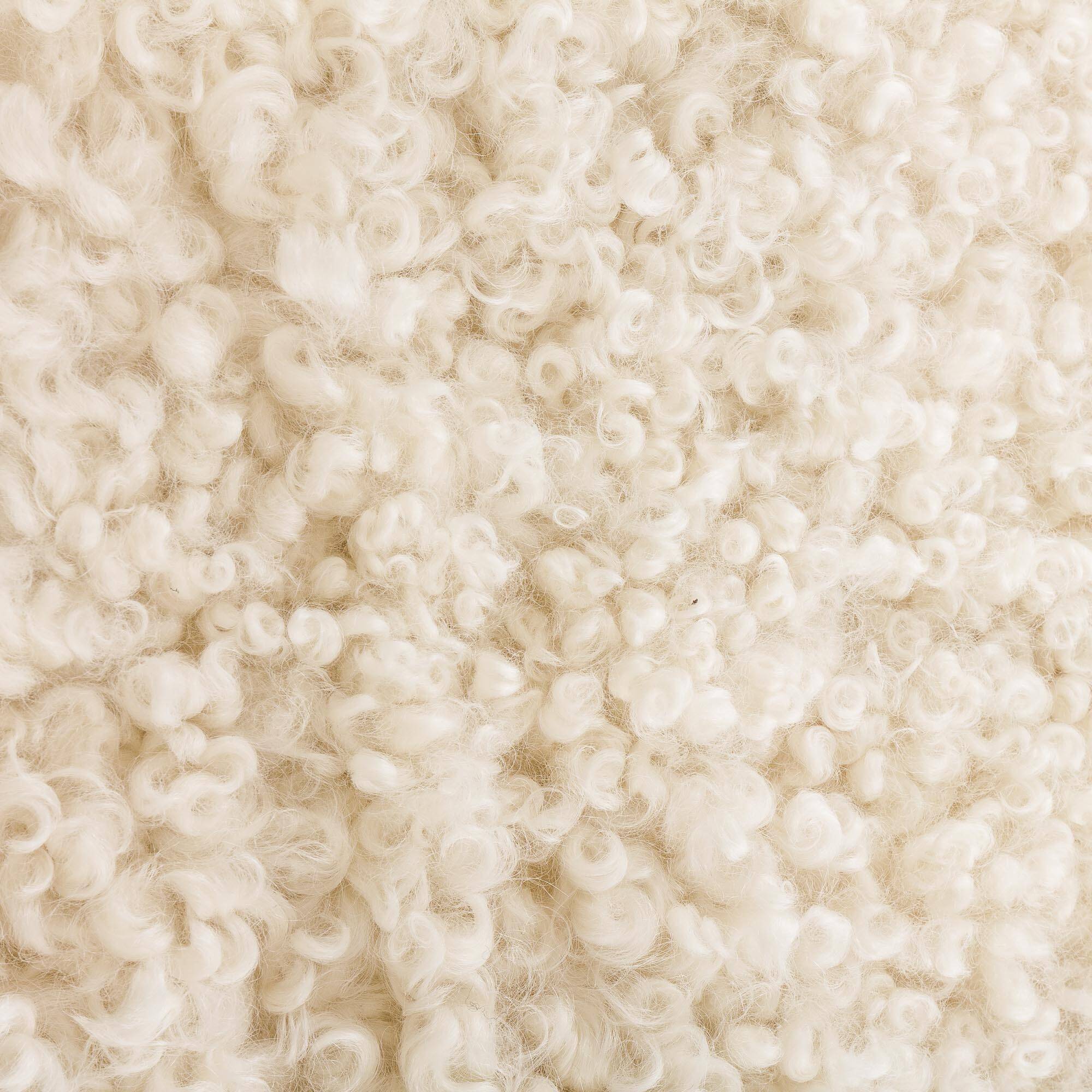 Th. Herlev, Farstrup solid teak chair in natural sheepskin upholstery, Denm