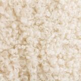 Th. Herlev, Farstrup solid teak chair in natural sheepskin upholstery, Denm