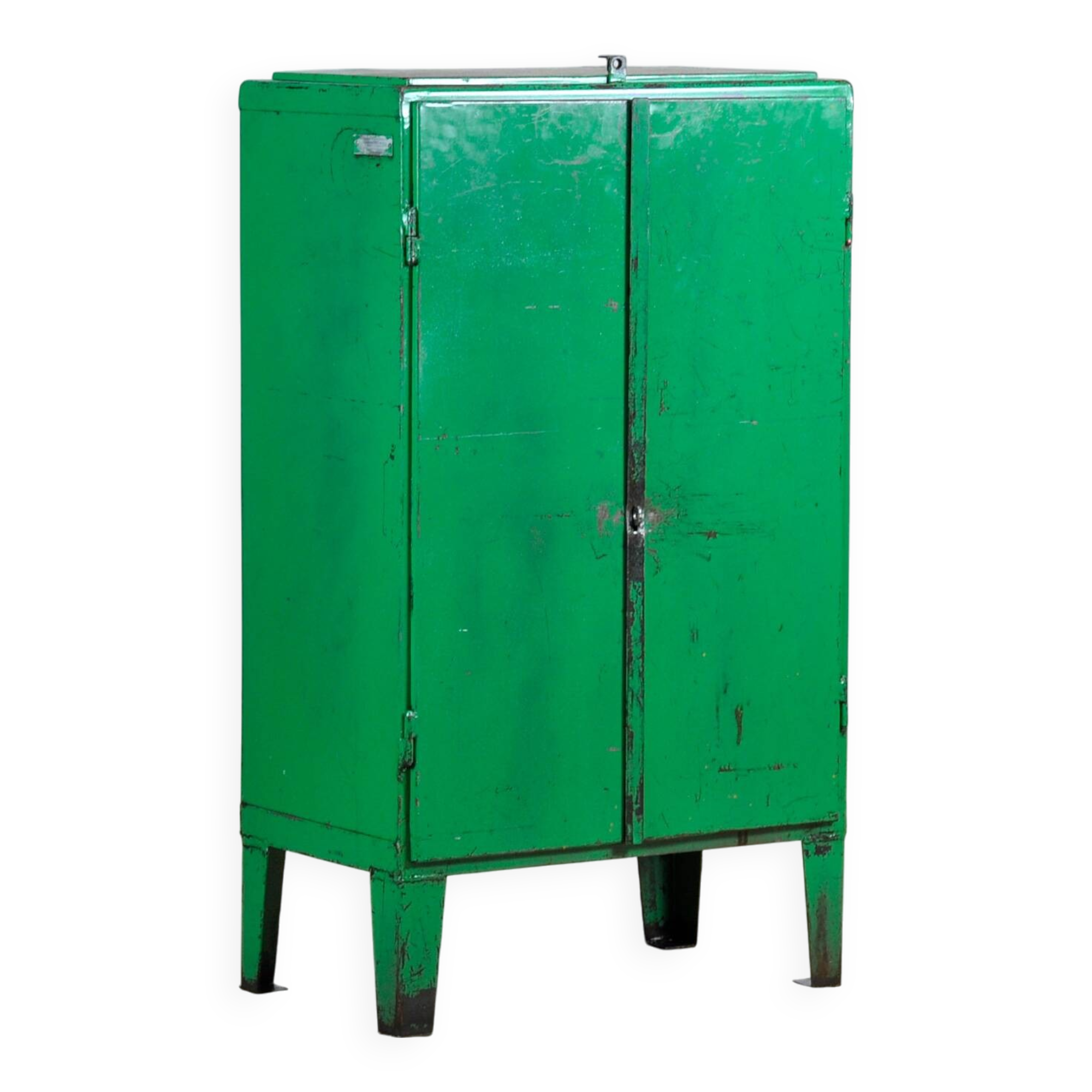 Industrial wrought iron cabinet, 1960s