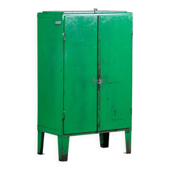 Industrial wrought iron cabinet, 1960s