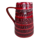 Vintage red ceramic jug