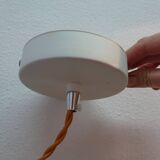 Space age glass UFO pendant light 1970
