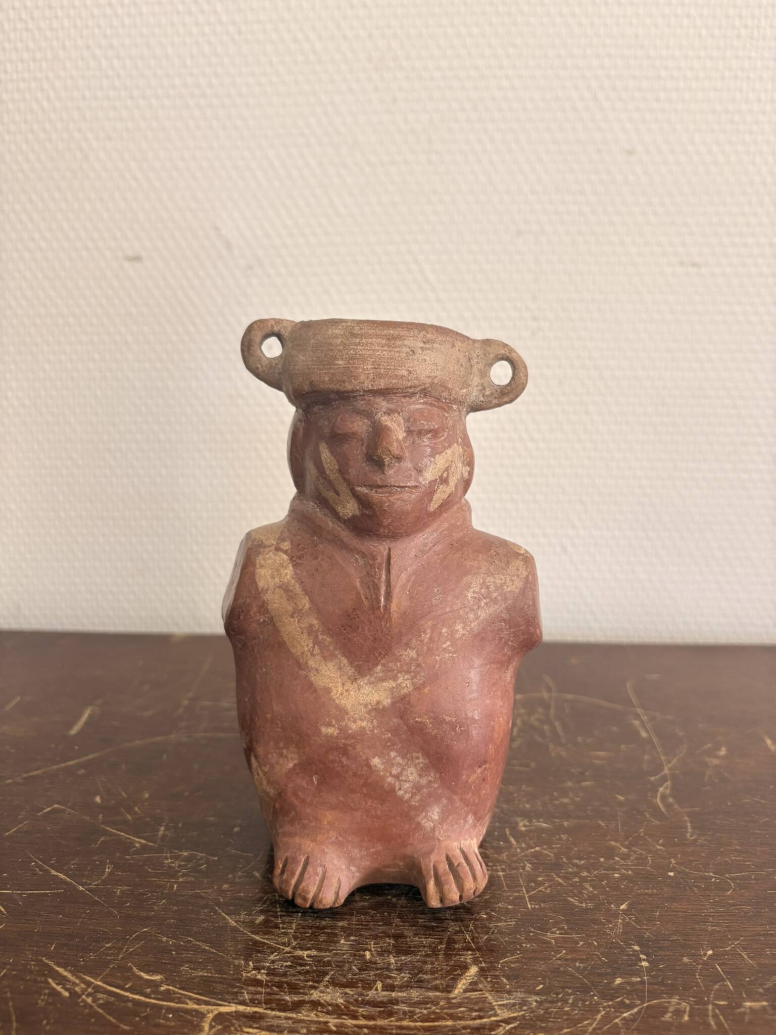 Sculpture Vase Anthropomorphic Terracotta Peru Chancay Vicus Chorotega Gra