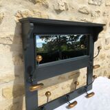 Vintage coat rack with mirror