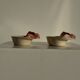 Pair of vintage lobster mini ramekins Saint Amand D15.5