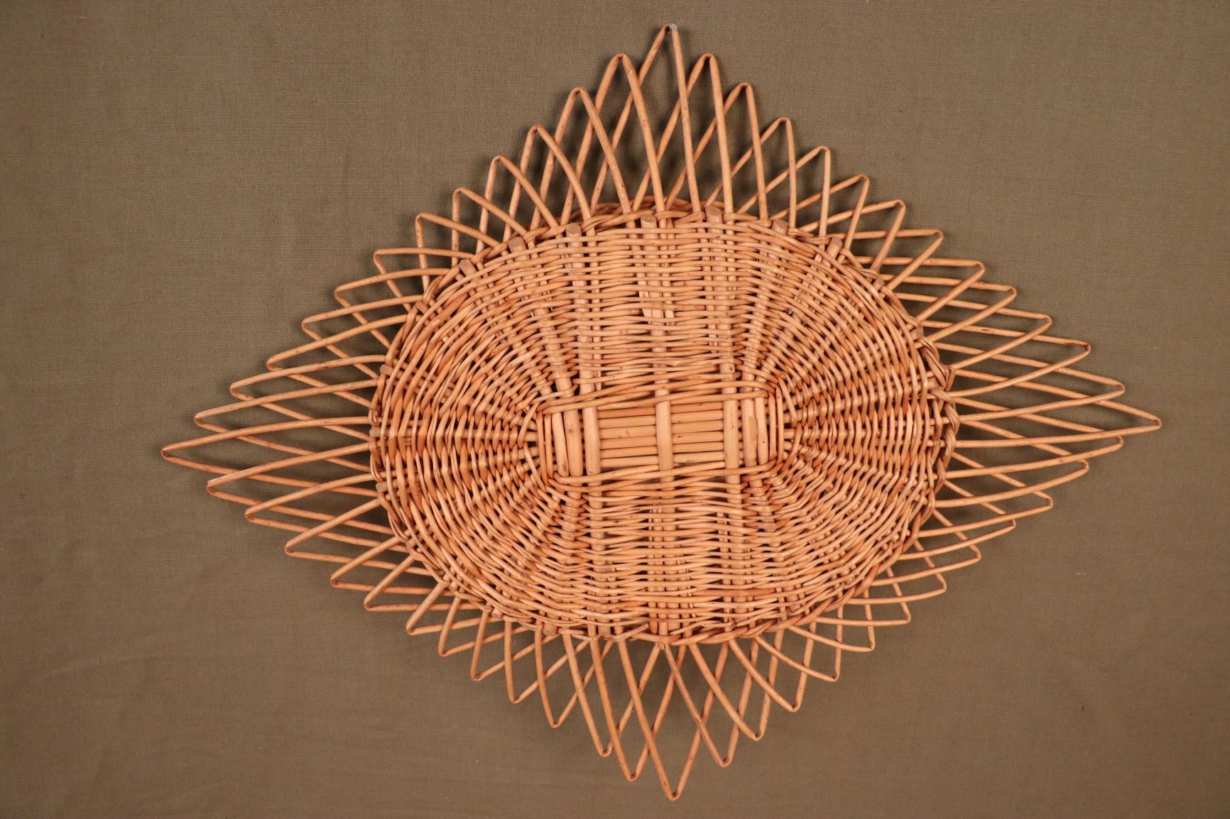 Rotin mirror  45x59cm