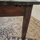 Rustic farmhouse coffee table from the 1900s with two drawers.