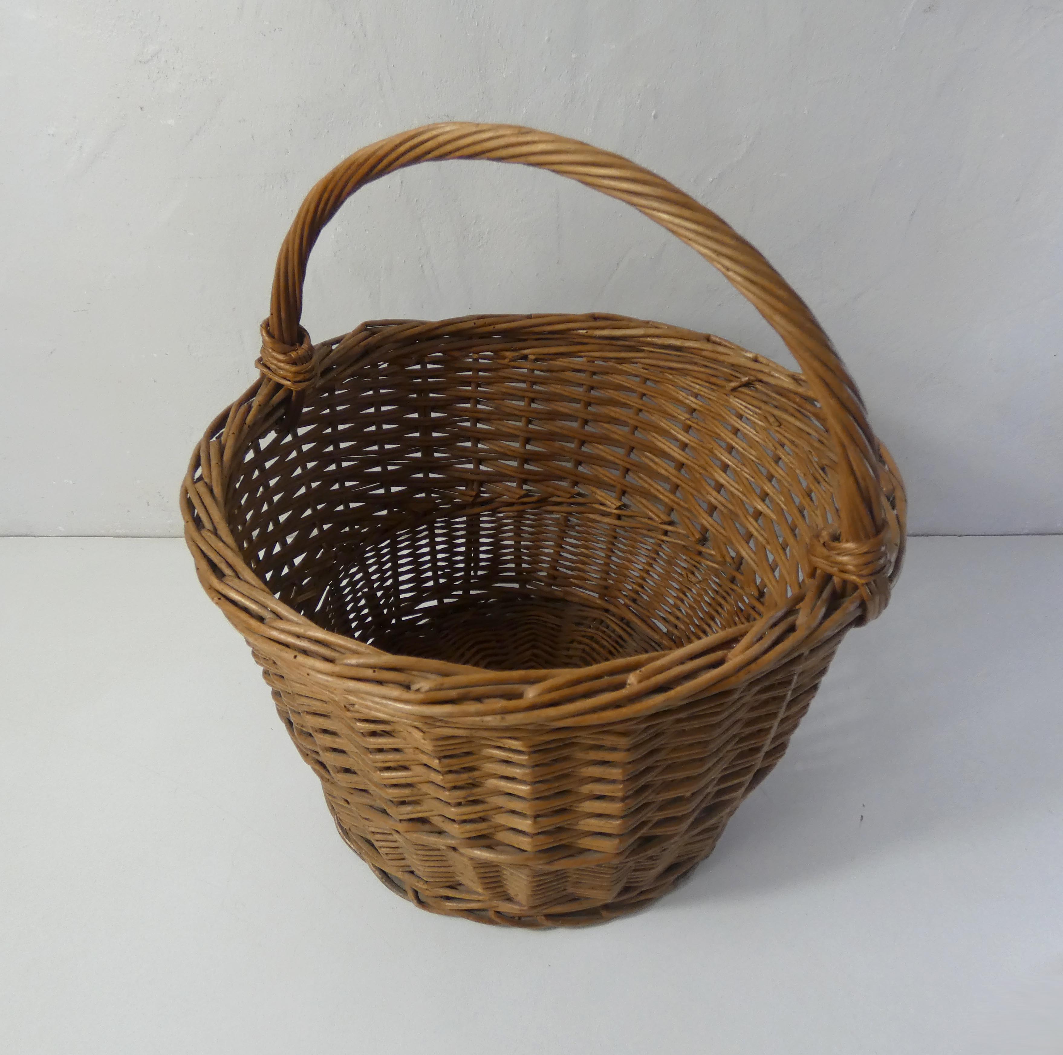 large rattan basket