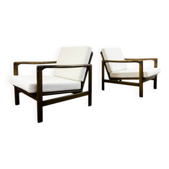 Mid Century Armchairs By Zenon Bączyk, 1960's, Set Of 2