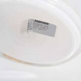 Vintage glass table lamp from the 70s, space age mushroom.