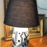 Lampe en céramique art deco