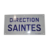 Plaque émaillée ancienne SNCF