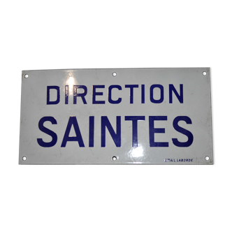 Plaque émaillée ancienne SNCF