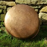Old copper cauldron