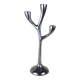 Modern mid-century aluminum three-pointed candelabra