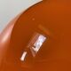 Vintage orange opaline pendant light, 1970s