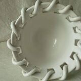 Twisted ceramic vase italy radegonde style