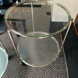 2 Strind model side tables by Ehlen Johansson, Ikea 1990s