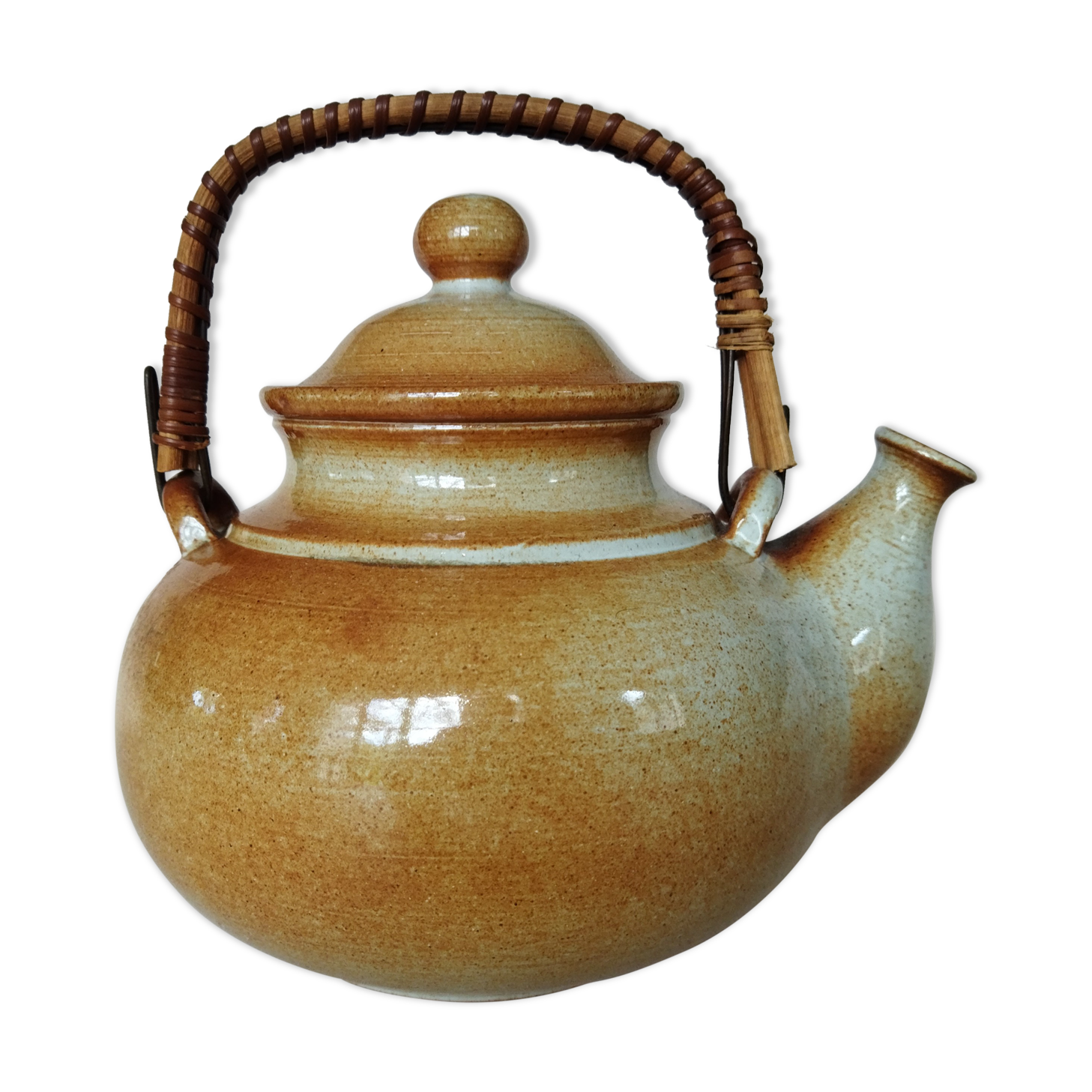 Montgolfier stoneware teapot 1960s