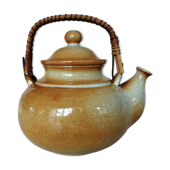 Montgolfier sandstone teapot 1960s