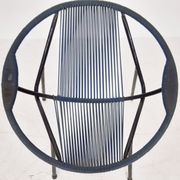Fauteuil extérieur en fil du milieu du siècle