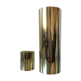 Danish mid century brass candleholders set of 2