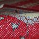 Old turkish konya handmade carpet 69cm x 108cm 1920s, 1c500