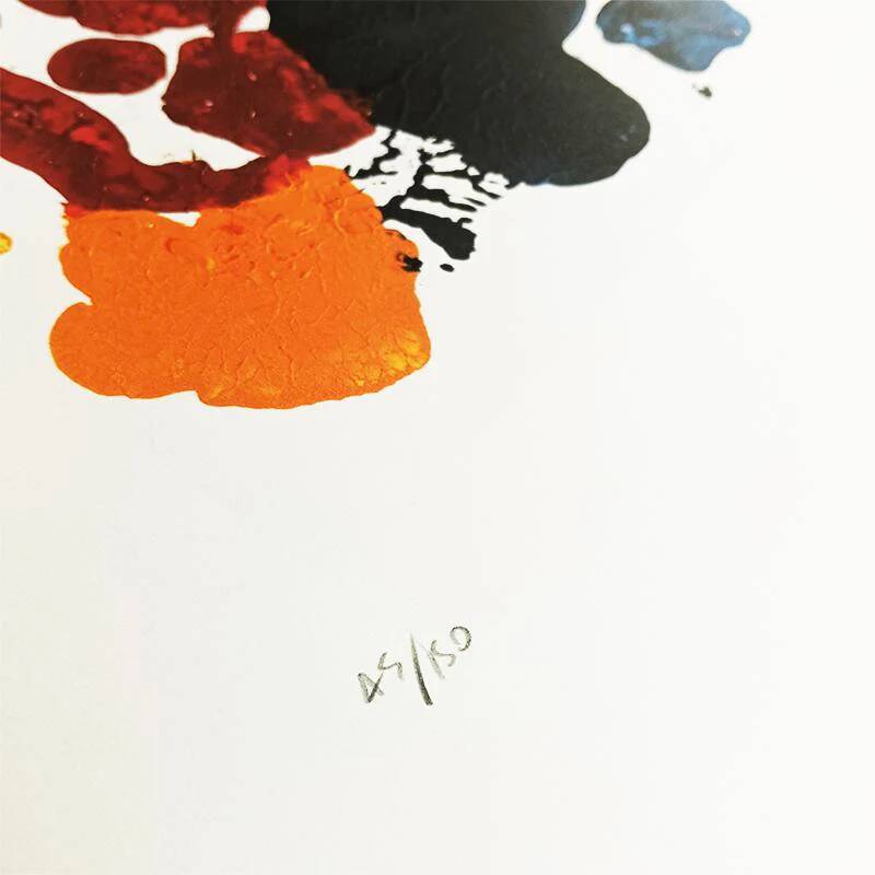 Lithographie en édition limitée de Man Ray, années 1970, signature et numérotation au crayon de l'auteur