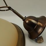 Round chandelier in glass and brass diameter 40cm